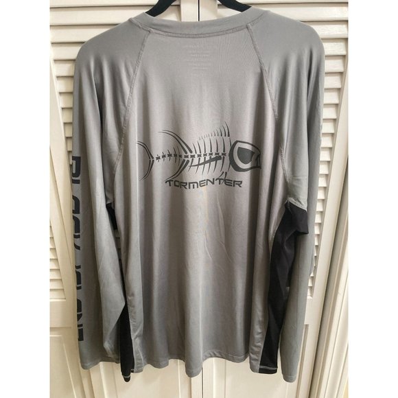 Tormenter Fishing SPF 50 Long Sleeve Men's Shirt Breathable Mesh Sides Size XXL - Picture 2 of 7